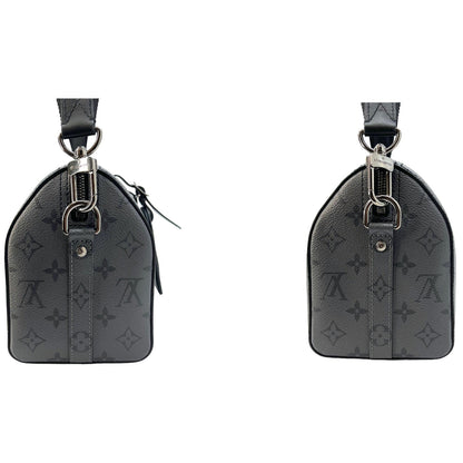 Louis Vuitton Monogram Eclipse Reverse Canvas City Keepall Bag
