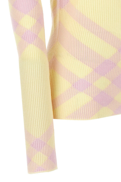 Burberry Women Check Sweater