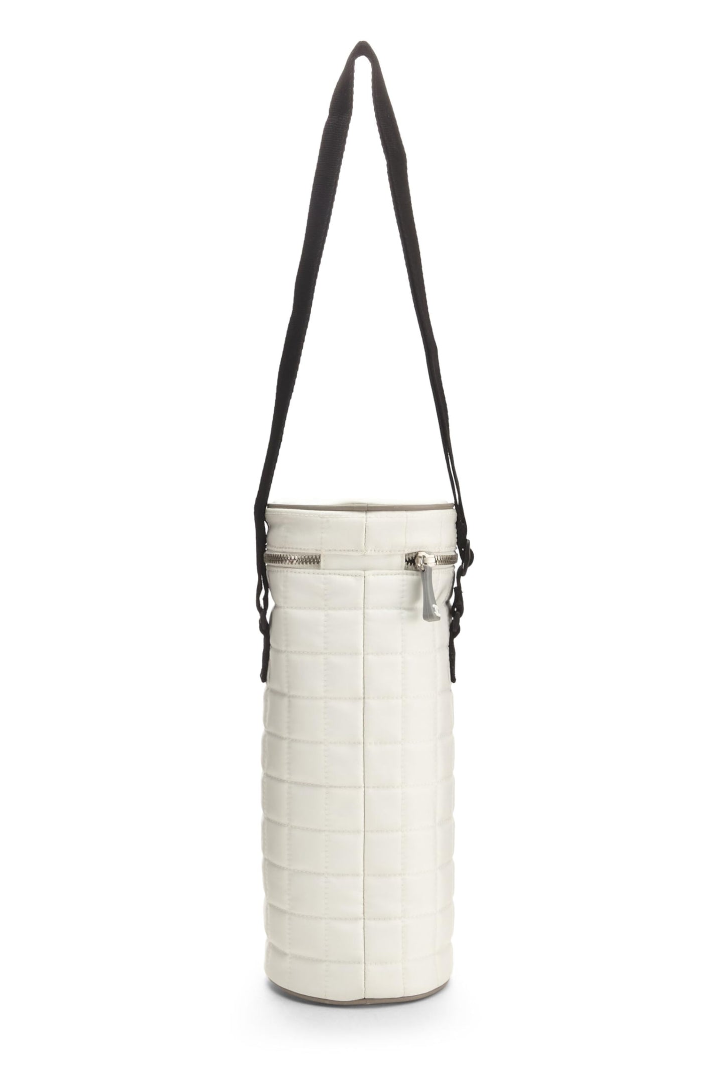 Chanel,  White Nylon Sportline Bottle Holder, White