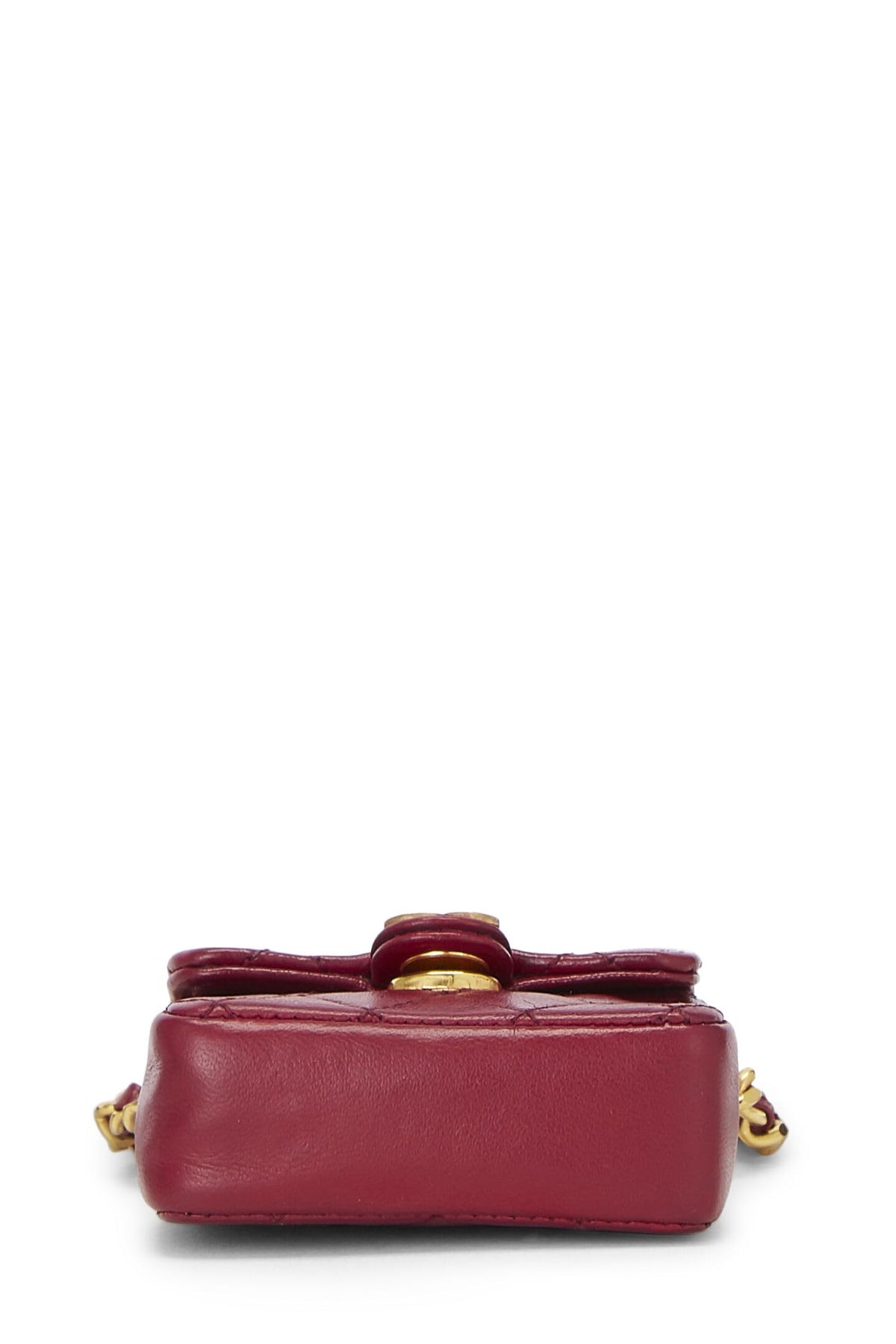 Chanel,  Pink Quilted Lambskin Half Flap Micro, Pink