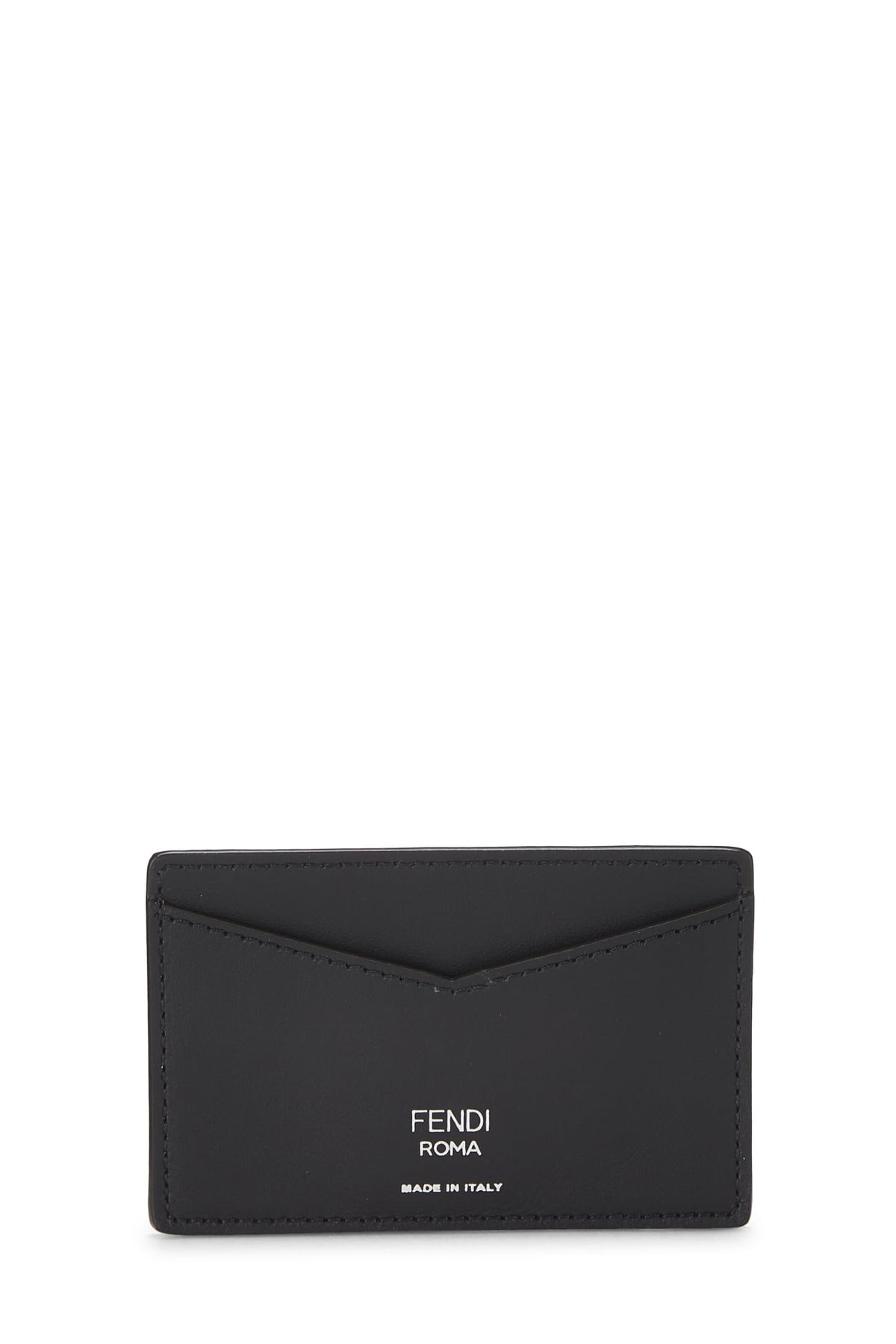 Fendi,  Brown Zucca Coated Canvas Card Holder, Brown