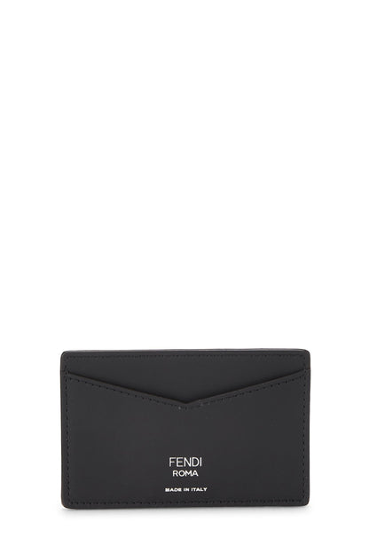 Fendi,  Brown Zucca Coated Canvas Card Holder, Brown