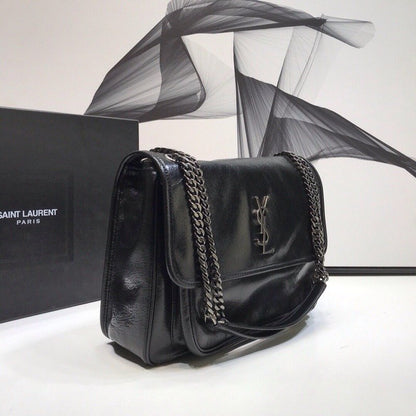 Yves Saint Laurent Niki Medium Chain Bag Black