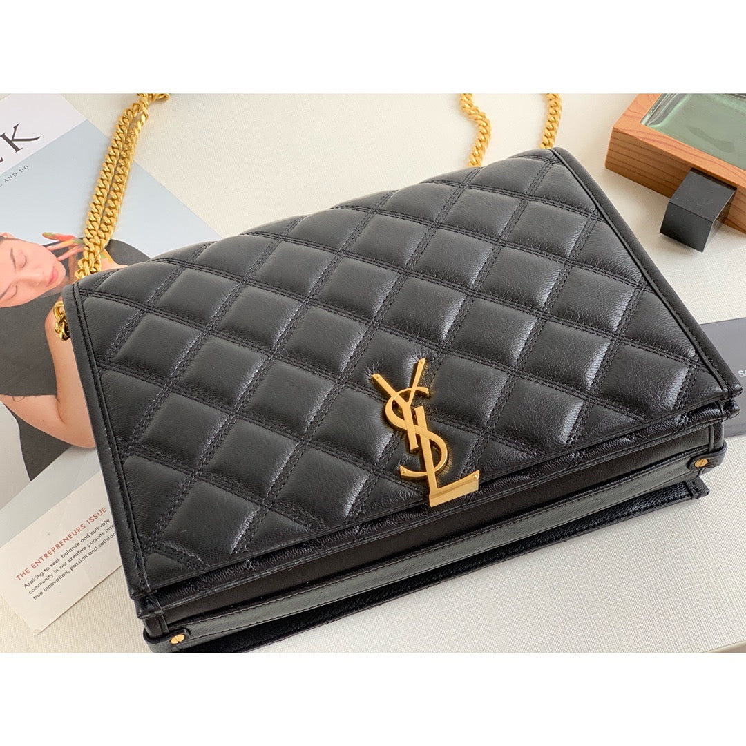 Yves Saint Laurent Becky Small Shoulder Bag Black