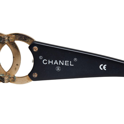 Chanel Cocomark Gold  Wellington un Glasses 02461 Black    CHANEL