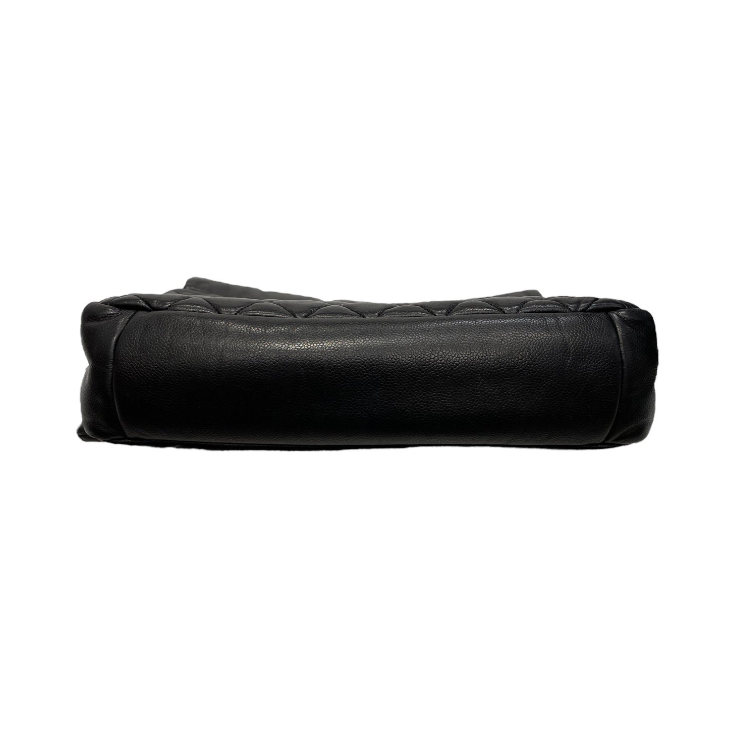 Chanel Cross Body Bag OS Leather BLK QUILTED MESSENGER