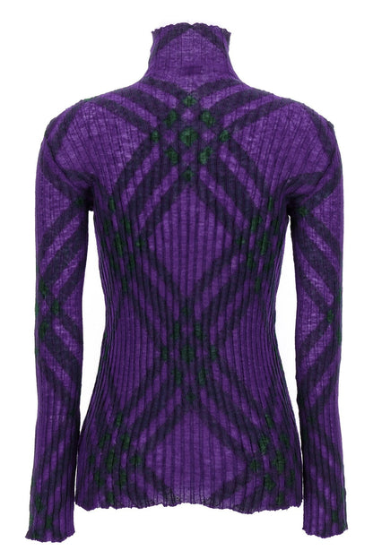 Burberry Women Check Sweater