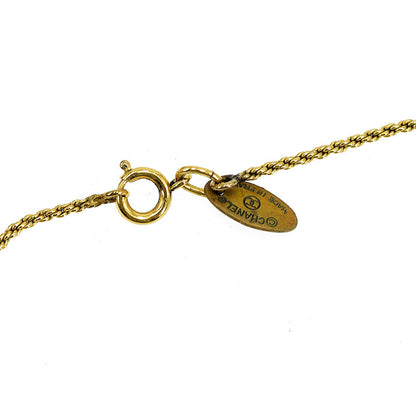 Chanel Faux Pear Pendant Necklace Metal Necklace R00787 in Good condition