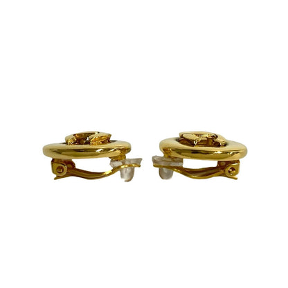 CHANEL Earring Gold Plated gold