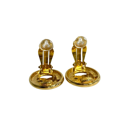 CHANEL Earring Gold Plated gold