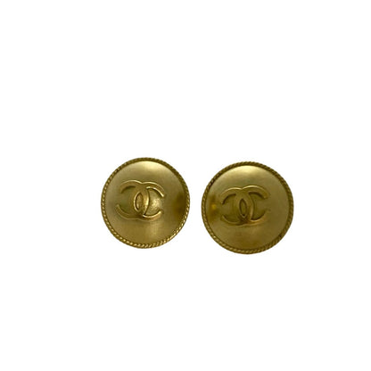 CHANEL Earring Gold Plated gold