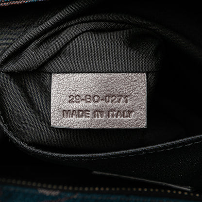 Peter Doig Denim Camouflage Soft Saddle Bag