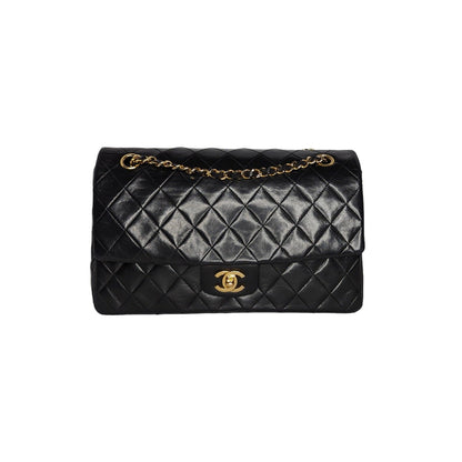 Chanel Vintage Classic Quilted Lambskin Medium Single Flap with Wallet