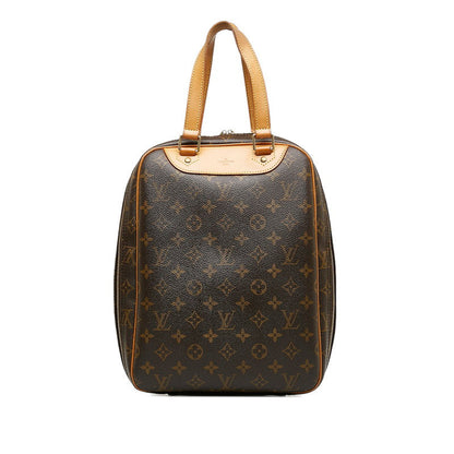 Louis Vuitton Monogram Exercise Handbag M41450 Brown PVC Leather  Louis Vuitton