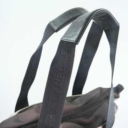 CHANEL Tote Bag Nylon Brown unisex(Unisex) Used