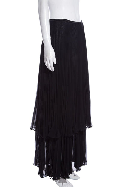 Chanel Cruise '02  Black 2 PC Skirt SZ 40