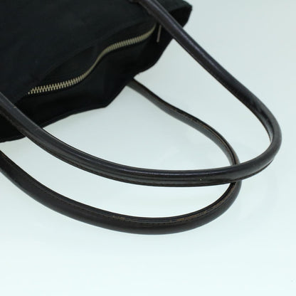 Burberry Nova Check Shoulder Bag Nylon Leather Beige Black Auth 53791