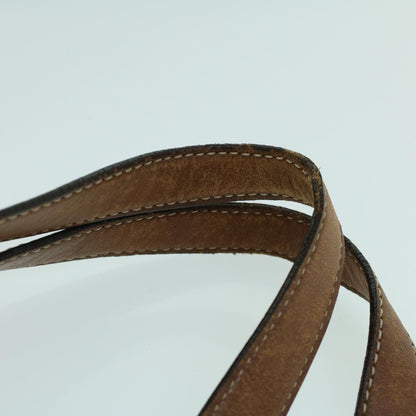 Burberry Nova Check Blue Label Hand Bag Canvas Leather Beige Brown Auth 53793