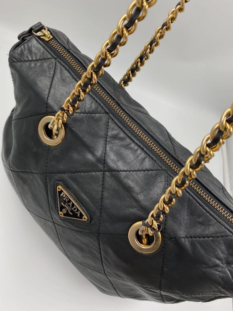 Vintage Prada Leather Tote