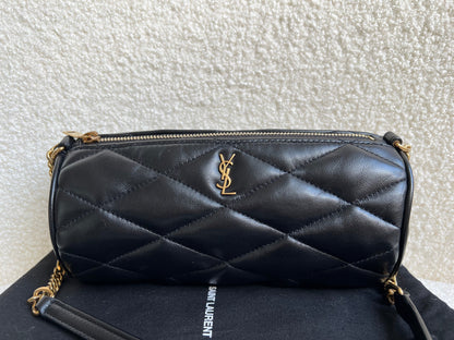 Yves Saint Laurent (YSL) Black Sade Mini Tube Bag