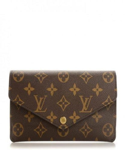 LV Jeanne Wallet Monogram Rose Ballerine Pink