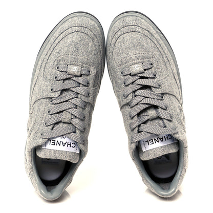 Wool Mixed Fibers Womens CC Sneakers 36 Light Grey
