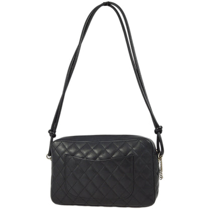 Chanel Black Calfskin Cambon Ligne Camera Bag Large