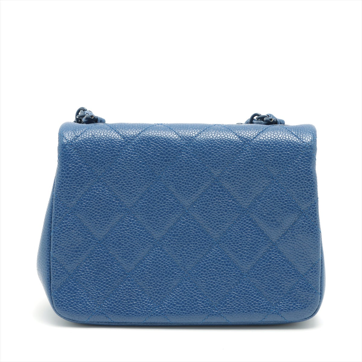 Chanel Matrasse Caviar S Chain Shoulder Bag Blue Silver Gold  29th