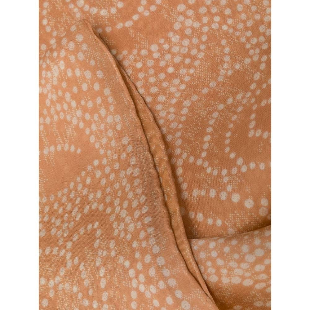 Chanel Salmon Pink Silk Scarf - '90s
