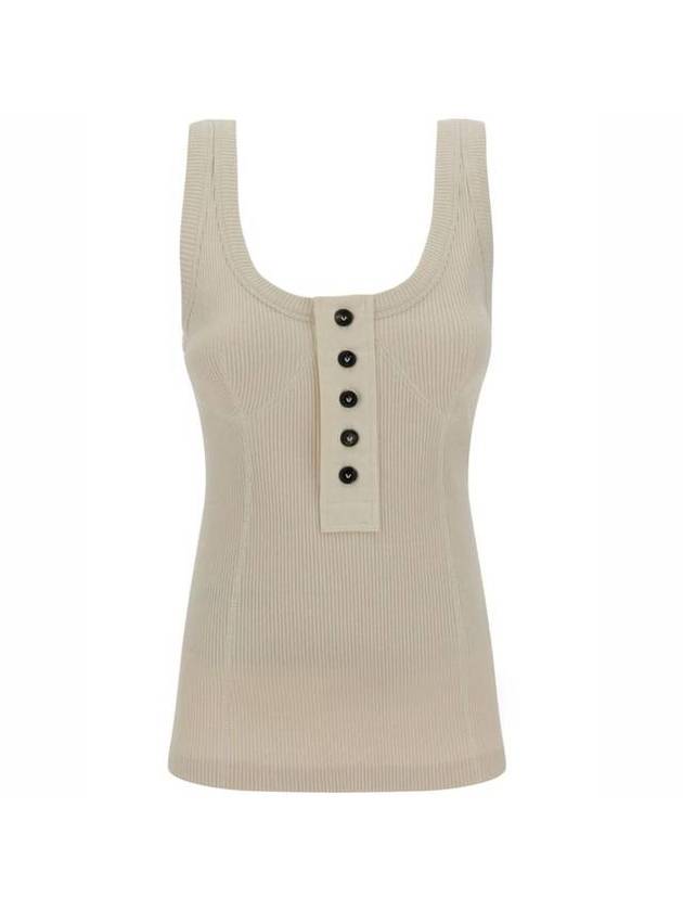 Luxury Bottega Veneta 24 ss Raise PLACKET Tank Top 779198 V3Z60 9028 B0111077103