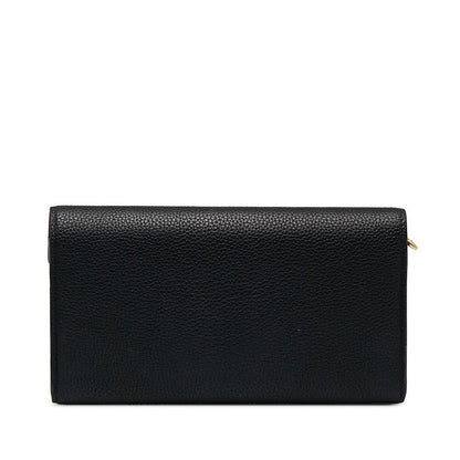 Louis Vuitton Monogram Portfolio Double V Long Wallet M64319 Black Brown PVC Leather  Louis Vuitton
