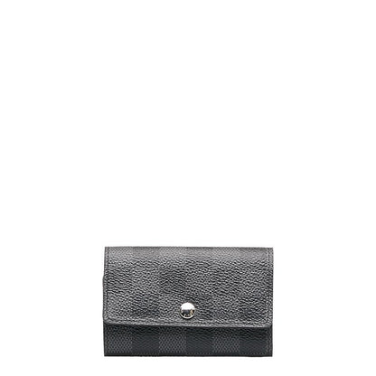 Louis Vuitton Graphite Multicle 6 Keycase N62662 Black PVC Leather  Louis Vuitton