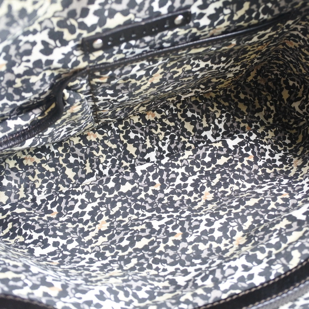 CELINE Handbag Denim, Leather black Macadam Boogie bag Women Used