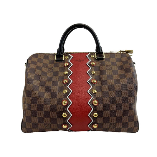 LOUIS VUITTON - LV Damier Ebene Karakoram Speedy Bandouliere 30 w/ Strap