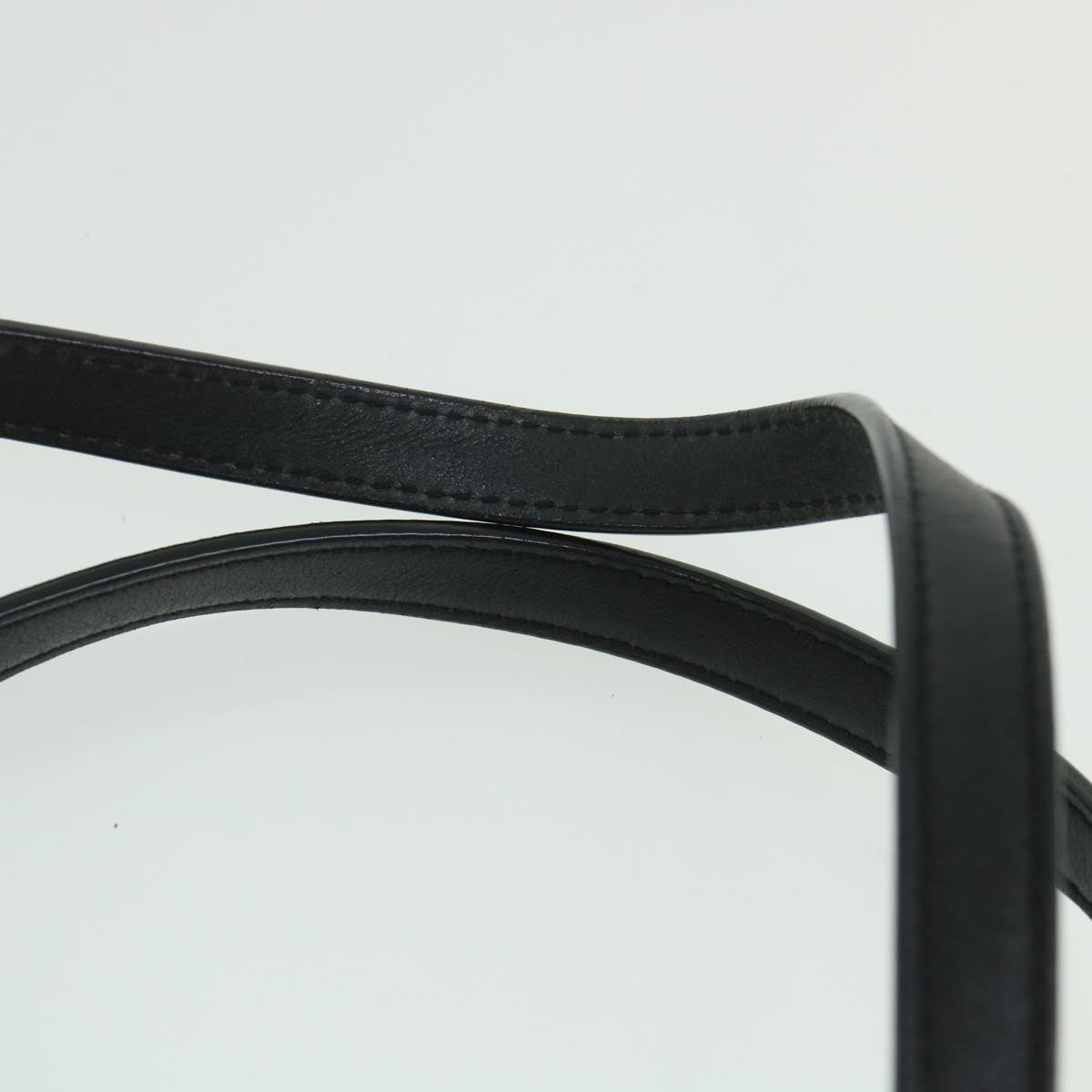 Burberry Tote Bag Nylon Beige Black Auth 55432