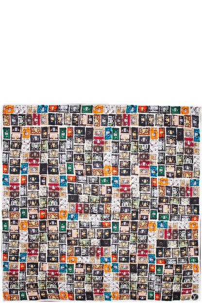 Louis Vuitton  Scarf Tribute to Petite Malle Silk Multicolor