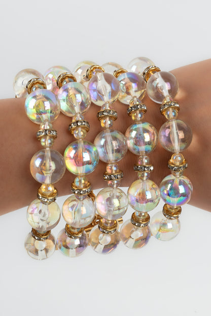 Bracelet de perles Chanel 1990s