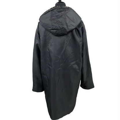 FENDI Duffel coat acrylic black Faux fur toggle coat