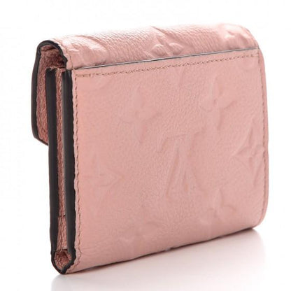 LV Zoé Wallet Monogram Empreinte Rose Poudre