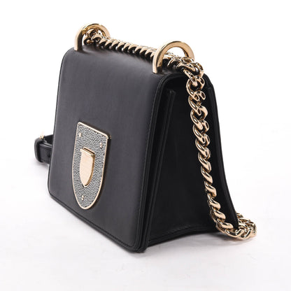 Dior Black Calfskin & Stingray Diorama Club Bag