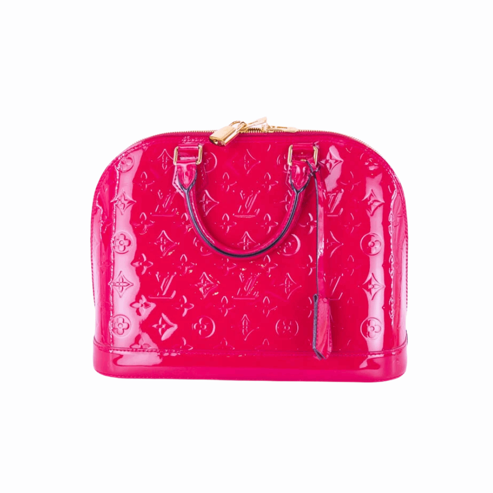 Louis-Vuitton Vernis Indian Rose Alma Monogram PM