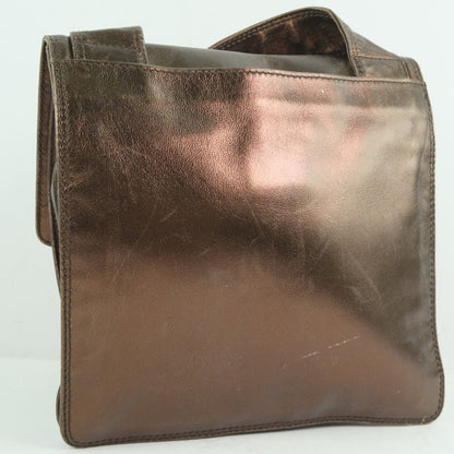 CHANEL Shoulder Bag Calfskin bronze unisex(Unisex) Used