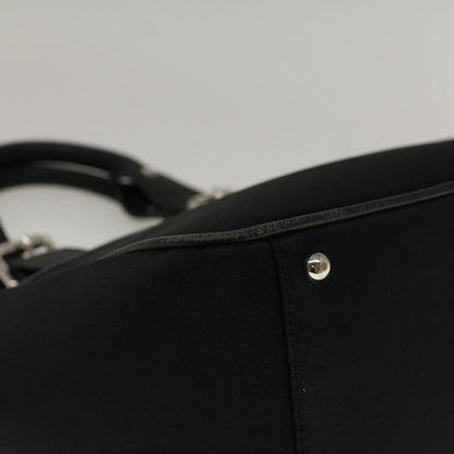 Burberry Nova Check Hand Bag Nylon Beige Black Auth 57242