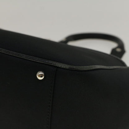 Burberry Nova Check Hand Bag Nylon Beige Black Auth 57242