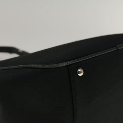 Burberry Nova Check Hand Bag Nylon Beige Black Auth 57242