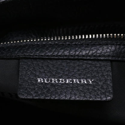 Burberry Nova Check Hand Bag Nylon Beige Black Auth 57242