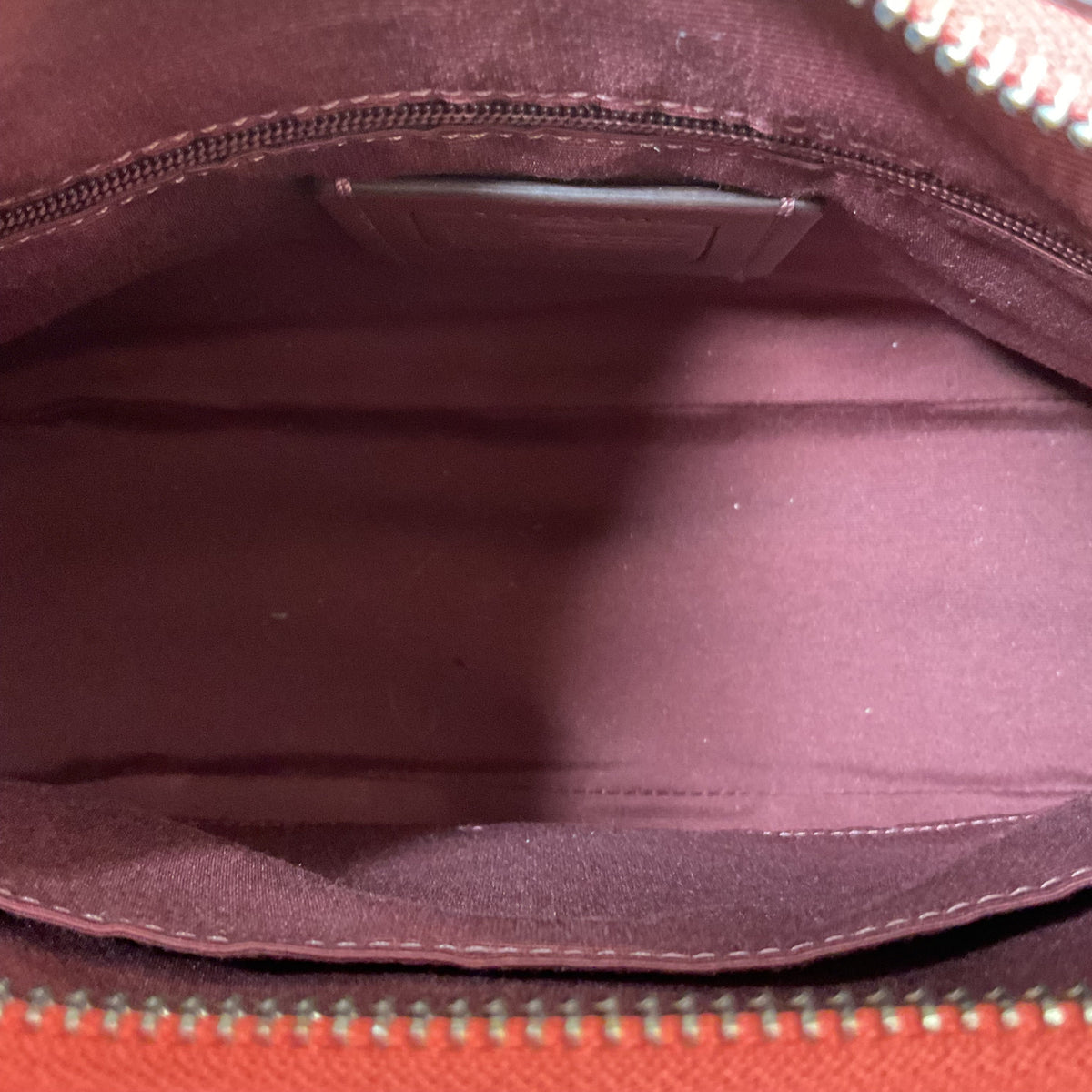 Handbag Designer By Coach In Coral, Size:Medium