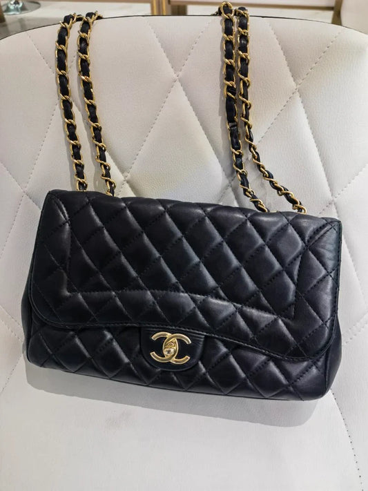 Chanel Mademoiselle Chic Flap Bag Quilted Lambskin B-