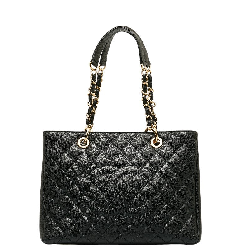 Chanel GT Cocomark Chain  Bag Black Caviar S Lady Chanel