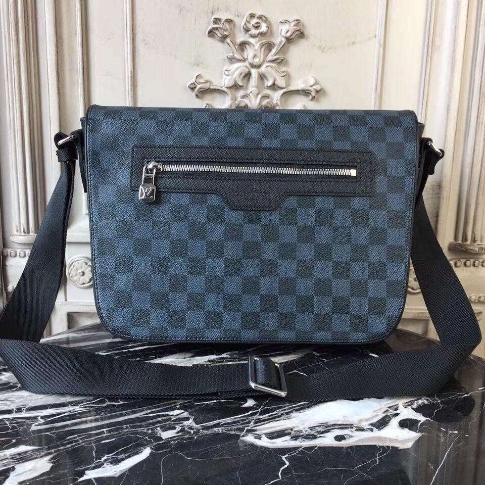 LV Matchpoint Messenger Damier Cobalt Canvas